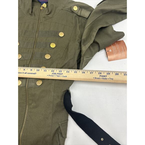 NWT Beyoncé Dereon Military Diva Full ZIP Jacket Size 1X ARMY GREEN - Picture 6 of 9